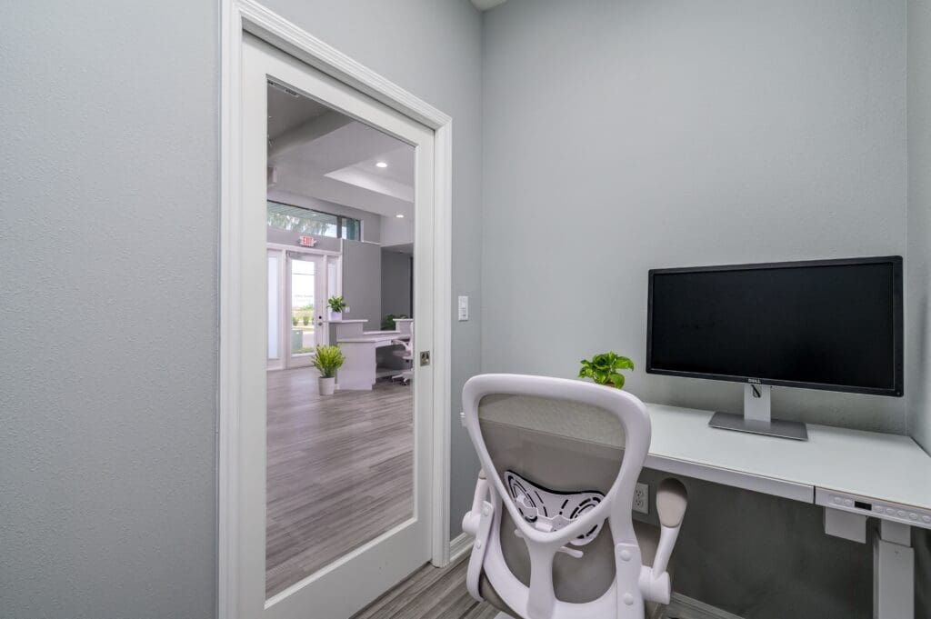 One of our unique one-person shared office space wesley chapel